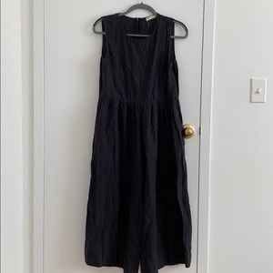 Summery Black Linen Jumpsuit